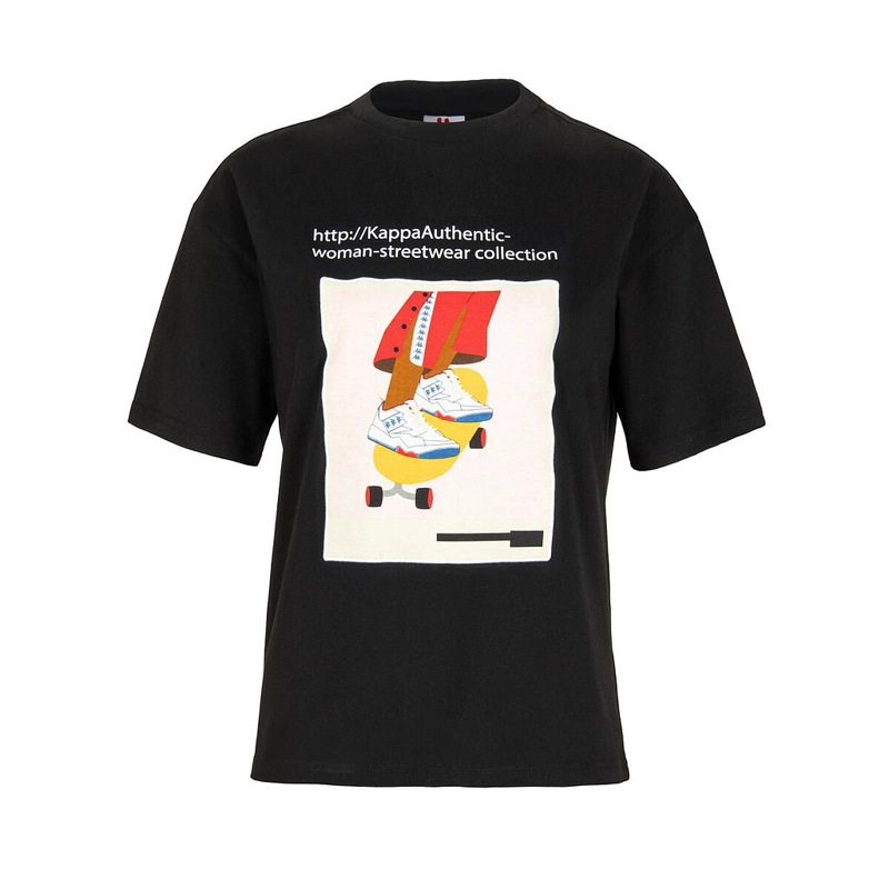 POLERA DE MUJER KAPPA LINK COLLECTION NEGRO - 1