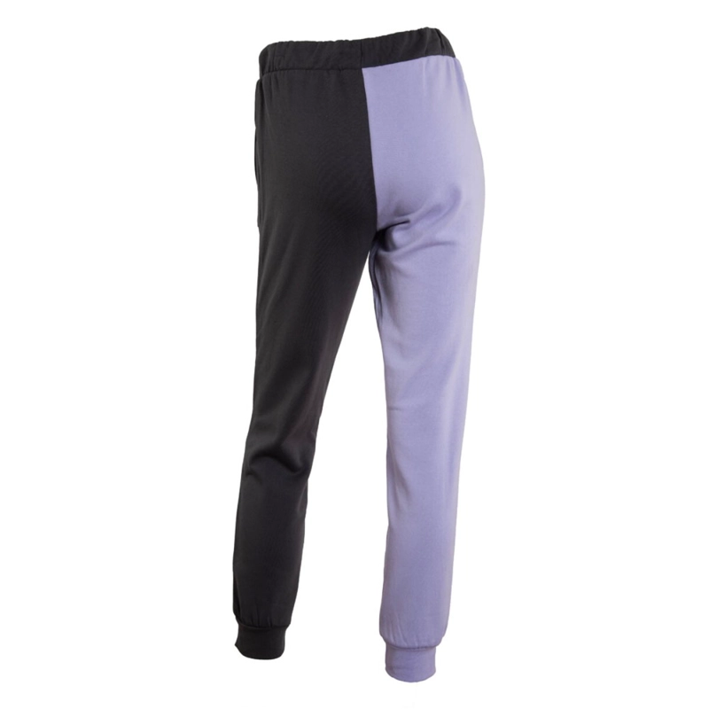 PANTALONES KAPPA MUJER DUAL LILA NEGRO - 4