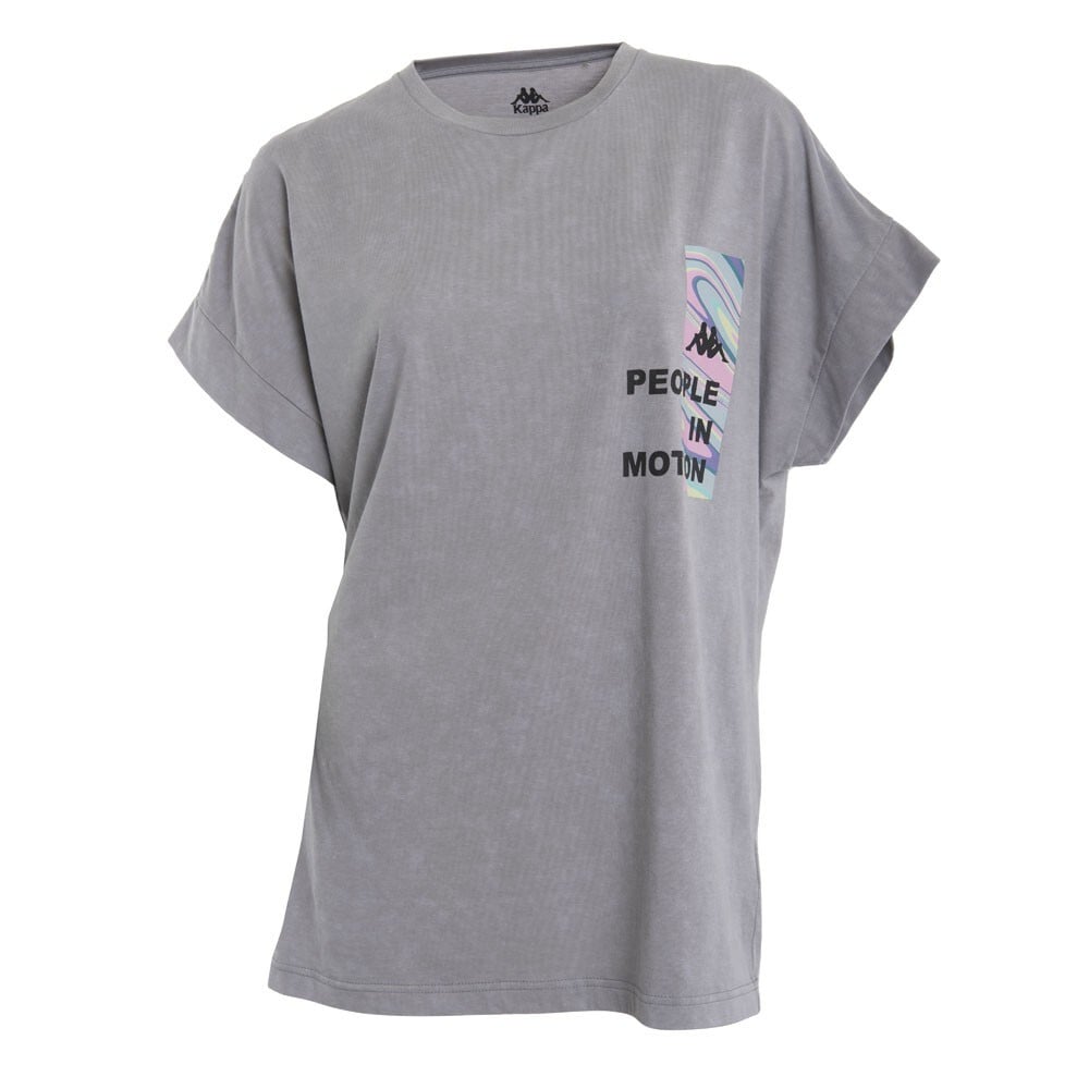 POLERA MUJER KAPPA GRIS URBANA DEPORTIVA - 1