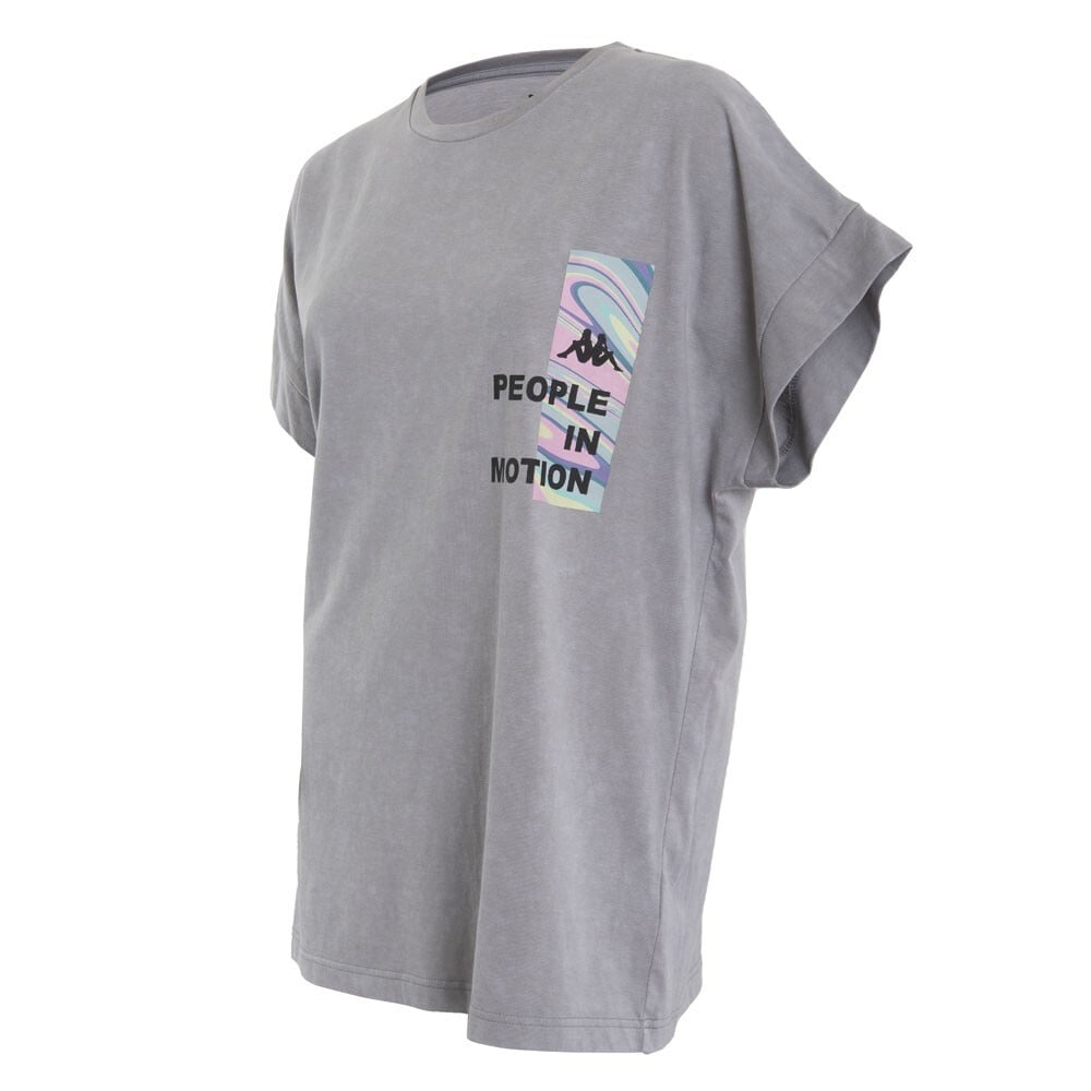 POLERA MUJER KAPPA GRIS URBANA DEPORTIVA - 2