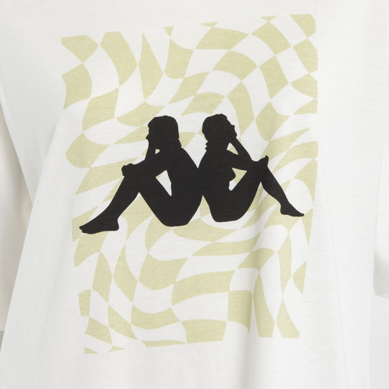 POLERA MUJER KAPPA BEIGE DEPORTIVA CONFORT - 4