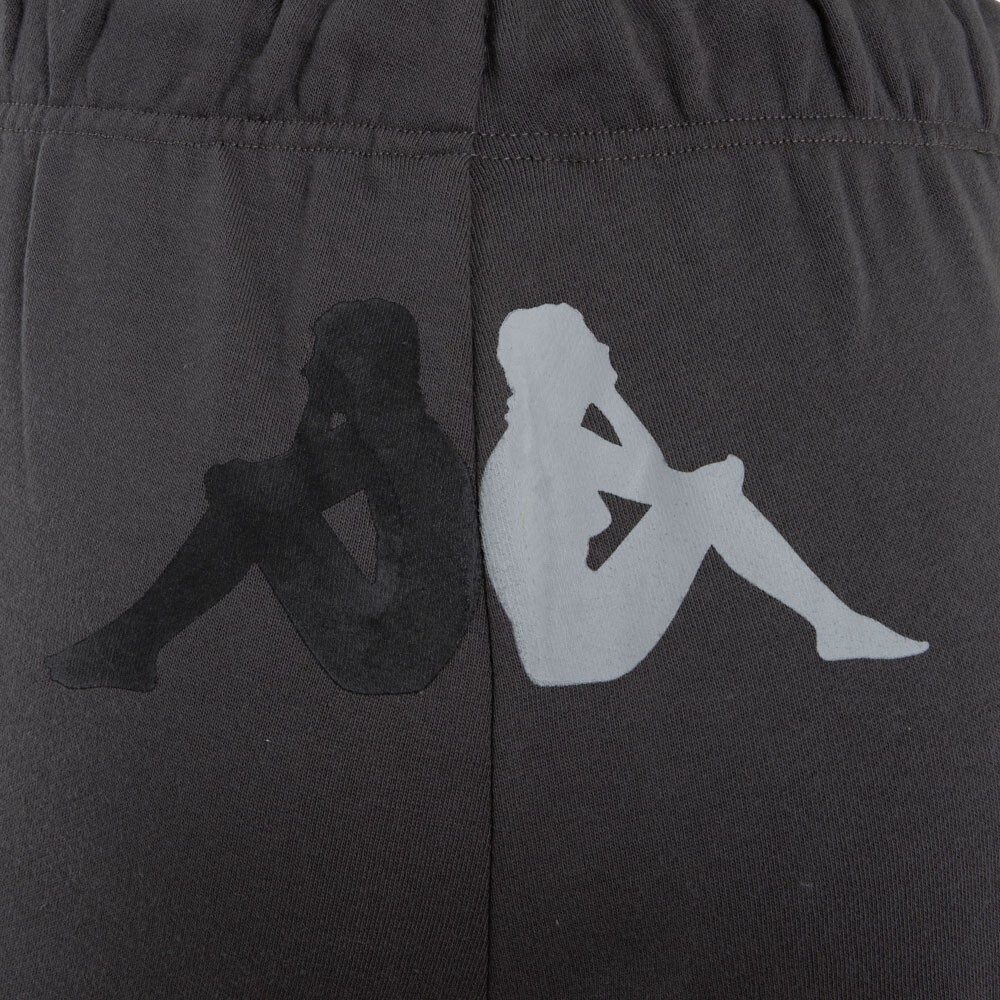 PANTALONES DE MUJER KAPPA BIG LOGO GRIS - 4