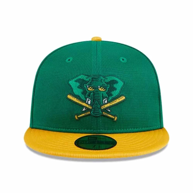 JOCKEY NEW ERA OAKLAND ATHLETICS MLB 59FIFTY DARK GREEN - 1