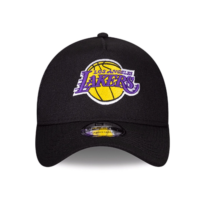JOCKEY NEW ERA 9FORTY NBA LOS ANGELES LAKERS AFRAME NEGRO OSFA - 1