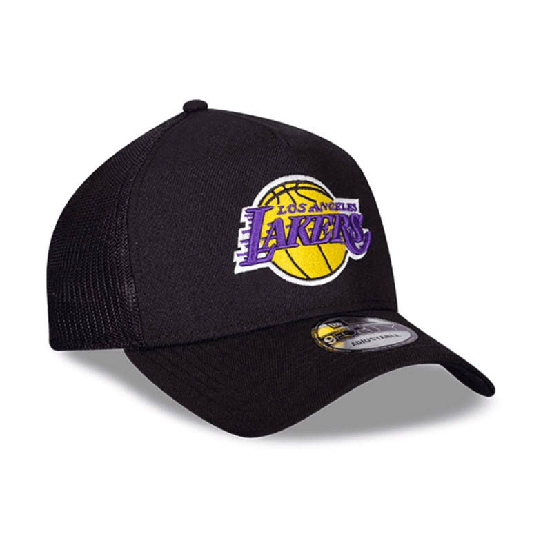 JOCKEY NEW ERA 9FORTY NBA LOS ANGELES LAKERS AFRAME NEGRO OSFA - 2