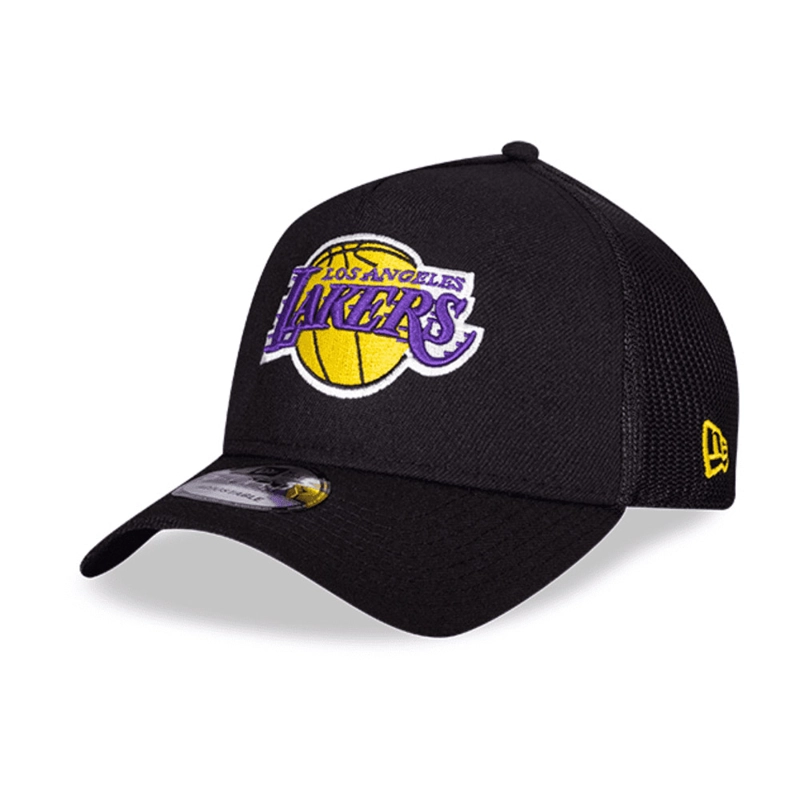 JOCKEY NEW ERA 9FORTY NBA LOS ANGELES LAKERS AFRAME NEGRO OSFA - 3