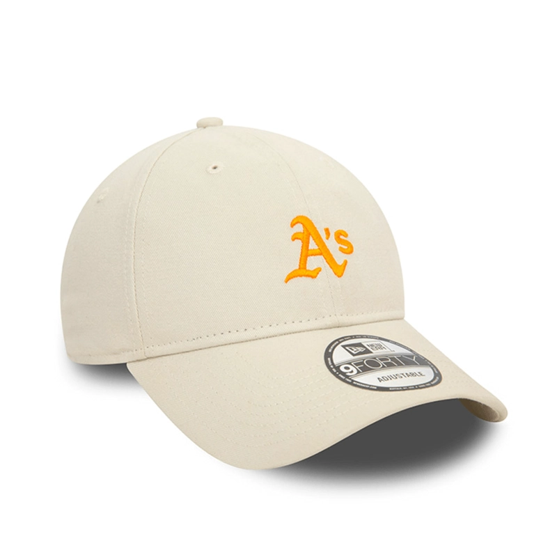 JOCKEY GORRA NEW ERA 9FORTY OAKLAND ATHLETICS WASHED LIGHT BEIGE OSFA - 2