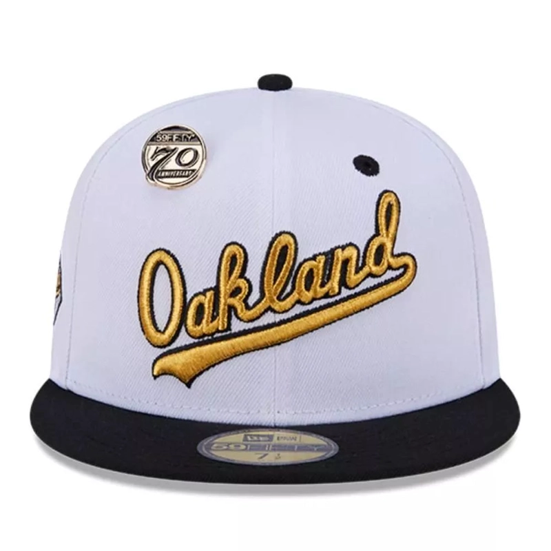 JOCKEY GORRA NEW ERA 59FIFTY MLB OAKLAND ATHLETICS 59FIFTY DAY WHITE – ORIGINAL - 1