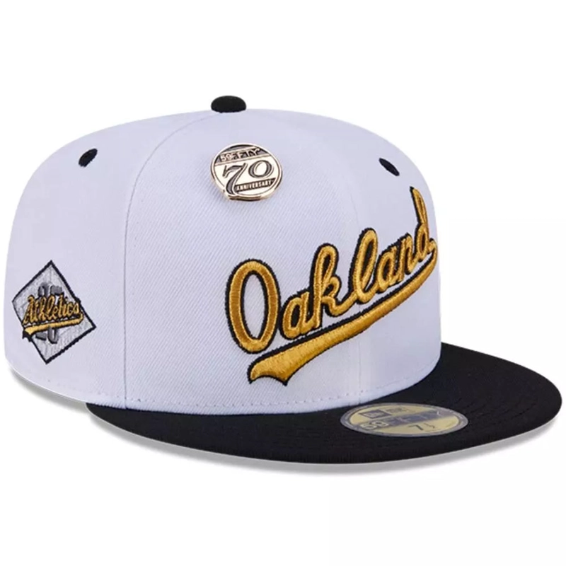 JOCKEY GORRA NEW ERA 59FIFTY MLB OAKLAND ATHLETICS 59FIFTY DAY WHITE – ORIGINAL - 2