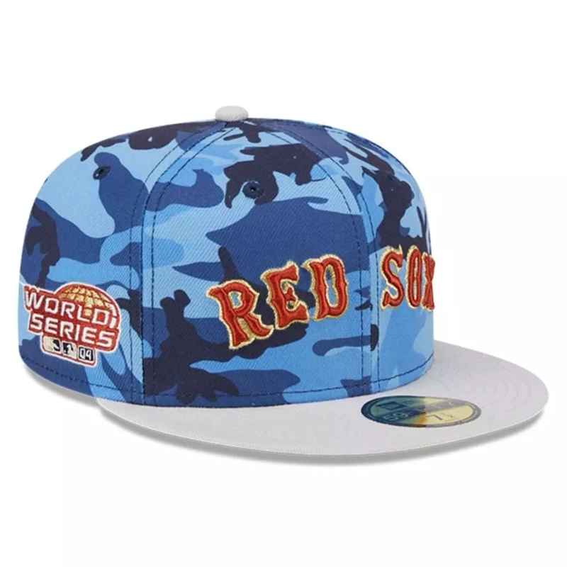 GORRO 59FIFTY MLB BOSTON RED SOX URBAN BLUE CAMO ASSORTED - 2
