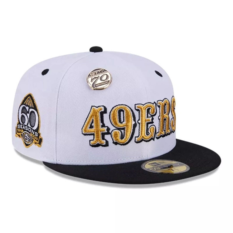 JOCKEY GORRA NEW ERA 59FIFTY NFL SAN FRANCISCO 49ERS 59FIFTY DAY BLANCO - 3
