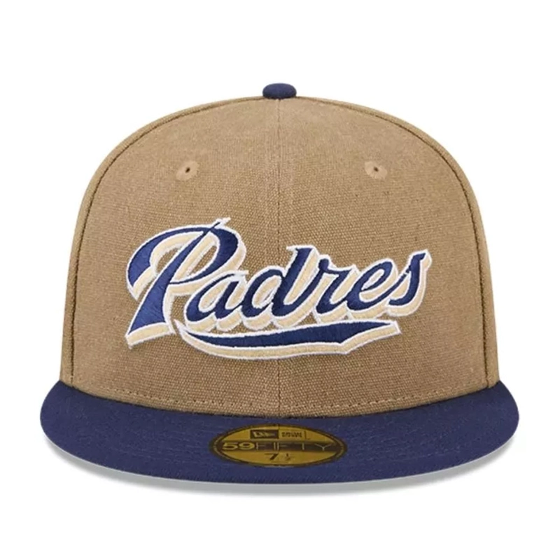 JOCKEY GORRO NEW ERA 59FIFTY MLB SAN DIEGO PADRES CANVAS CROWN MED CAFE - 1