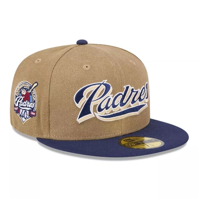 JOCKEY GORRO NEW ERA 59FIFTY MLB SAN DIEGO PADRES CANVAS CROWN MED CAFE - 2