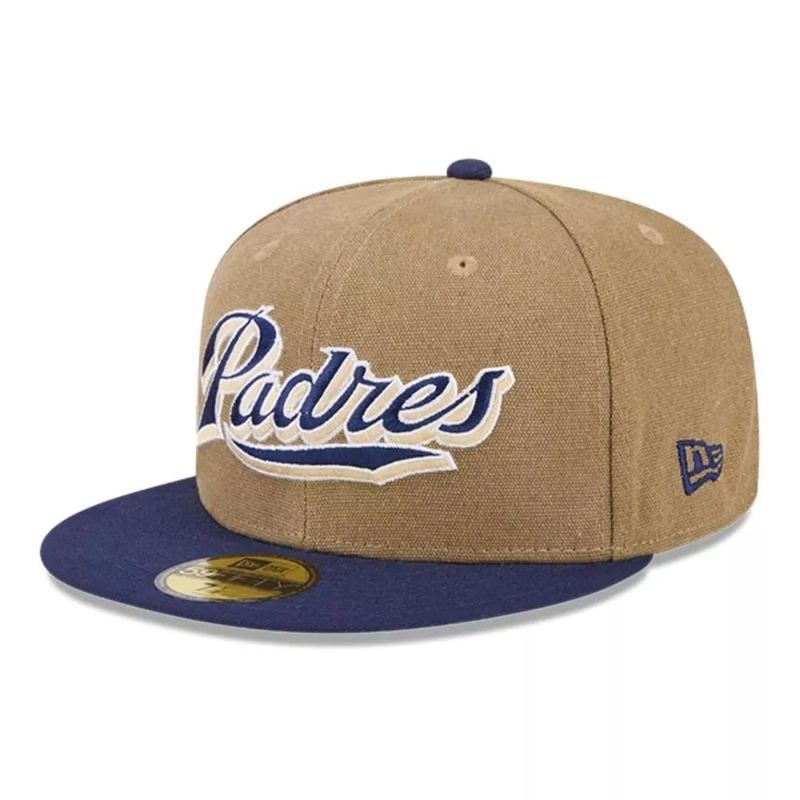 JOCKEY GORRO NEW ERA 59FIFTY MLB SAN DIEGO PADRES CANVAS CROWN MED CAFE - 3