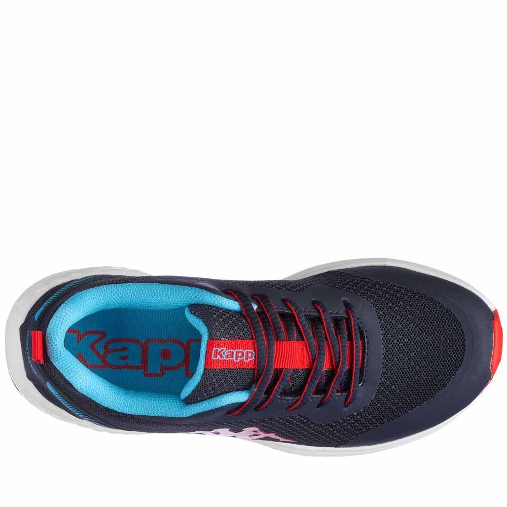 ZAPATILLA URBANA NIÑO KAPPA GLINCH LOGO AZUL ROJO TURQUESA - 3