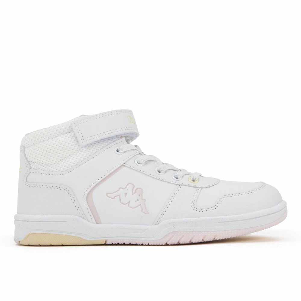 ZAPATILLA URBANA NIÑA KAPPA KARY MID BLANCA ROSA AMARILLA - 2