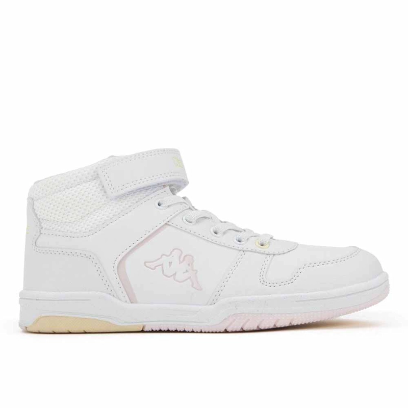 ZAPATILLA URBANA NIÑA KAPPA KARY MID BLANCA ROSA AMARILLA - 2