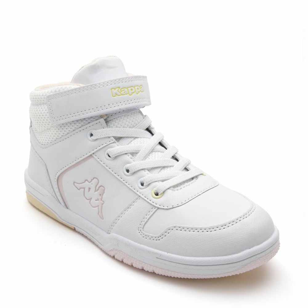 ZAPATILLA URBANA NIÑA KAPPA KARY MID BLANCA ROSA AMARILLA - 4