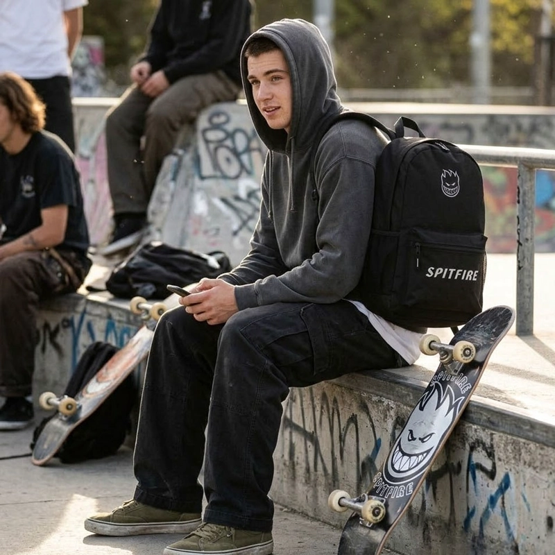 MOCHILA SPITFIRE SWITCH STANCE BACKPACK - 5