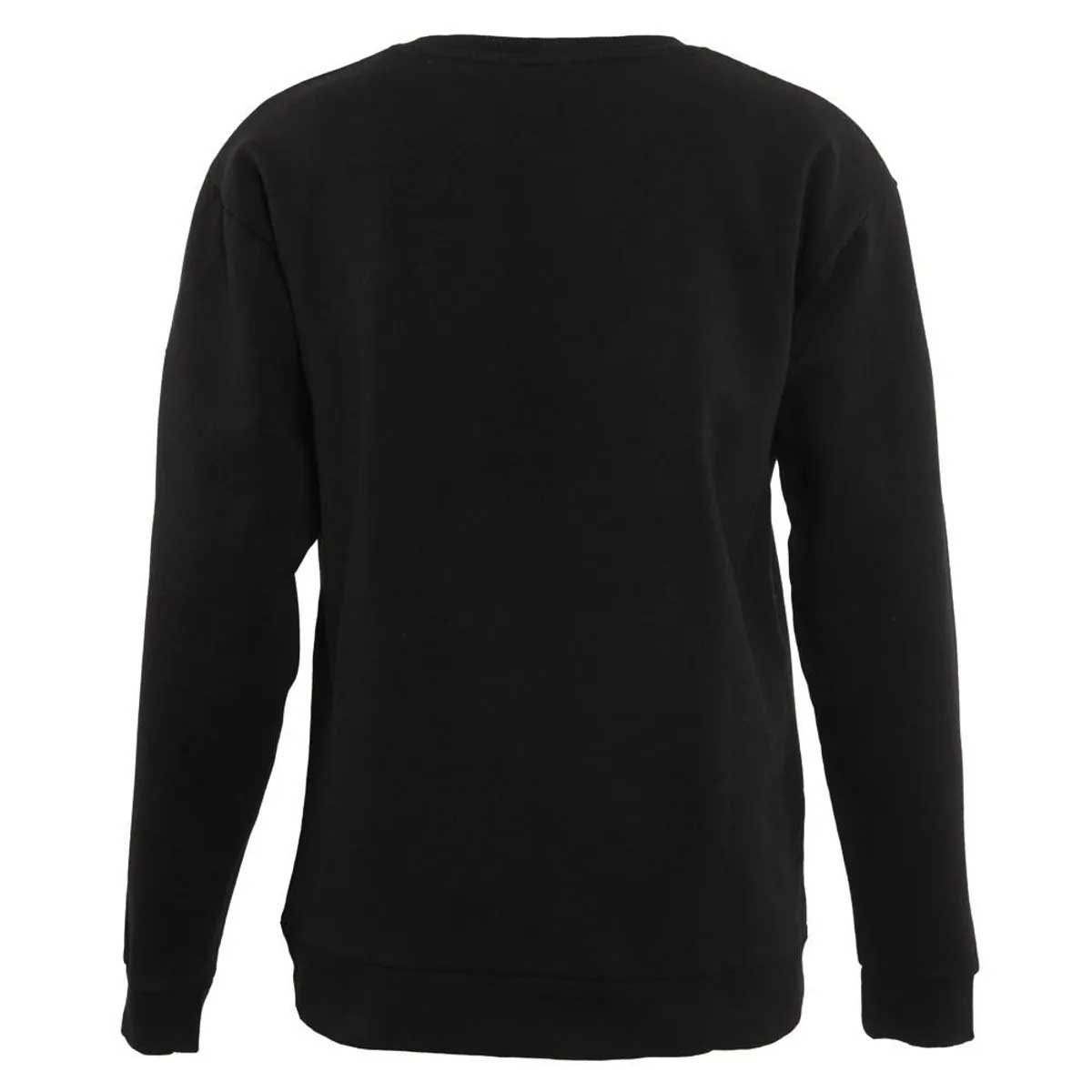 POLERON HOMBRE NIXON CREW NEGRO LOGO BLANCO - 3