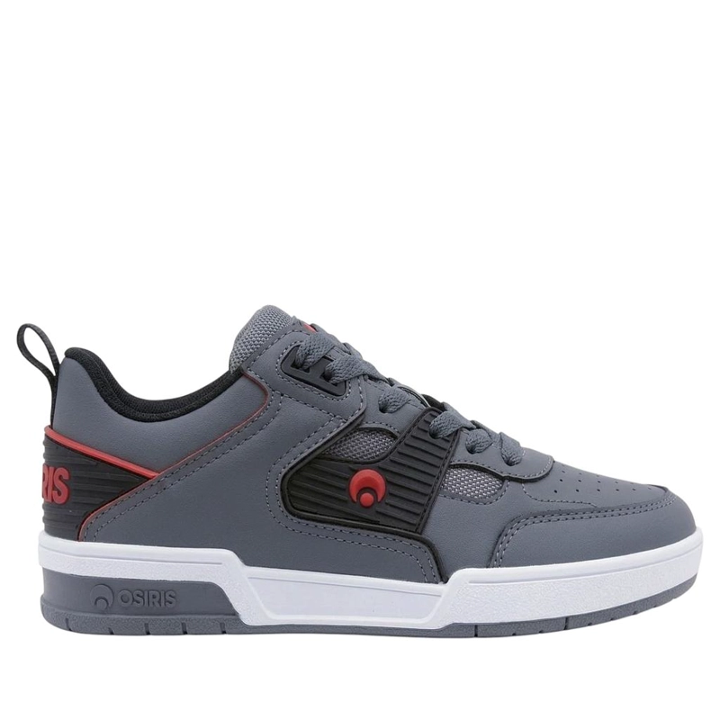 ZAPATILLAS JUVENILES OSIRIS QUEBEC JR SKATE URBANO GRIS - 1