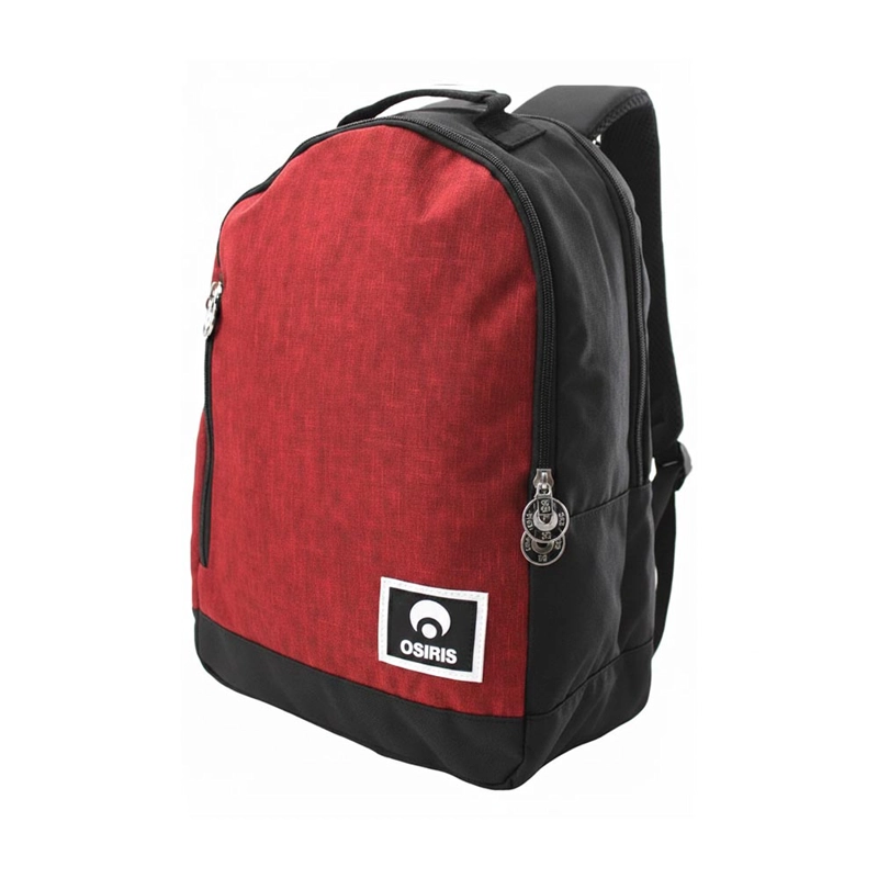 MOCHILA OSIRIS URBANA TRABAJO LIVIANA FUNCIONAL ROJO - 1