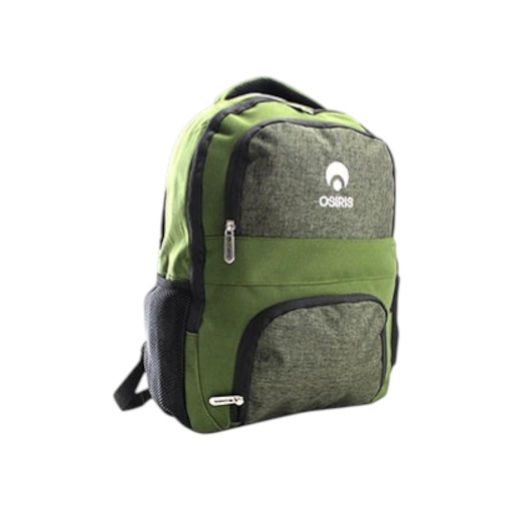 MOCHILA OSIRIS URBANA TRABAJO MULTI BOLSILLOS VERDE - 1