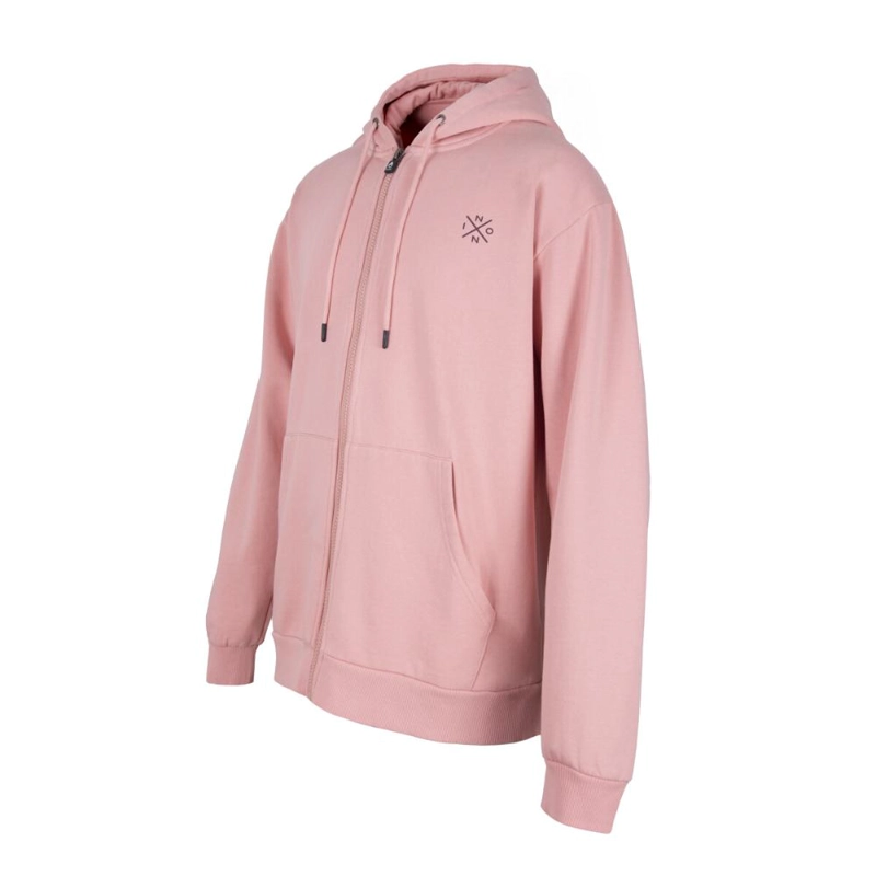 POLERON HOMBRE FULL ZIPPER PINK DARK CROSS - 2