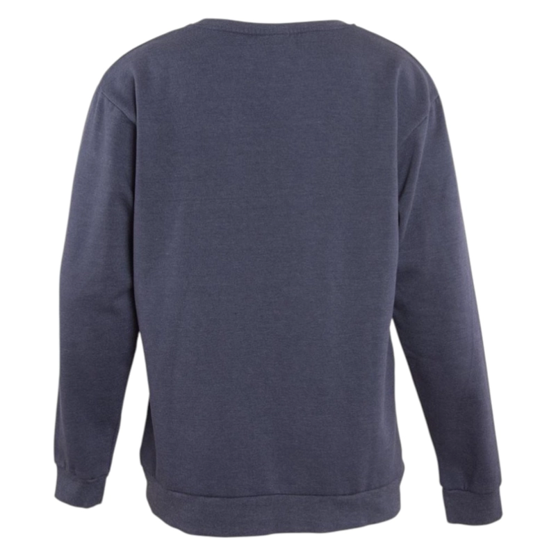 POLERON HOMBRE CREW BLUE LOGO WHITE - 3