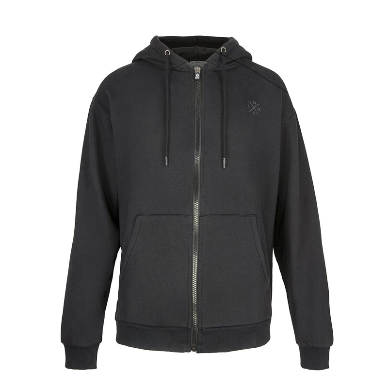 POLERON HOMBRE FULL ZIPPER FROG BLACK - 1