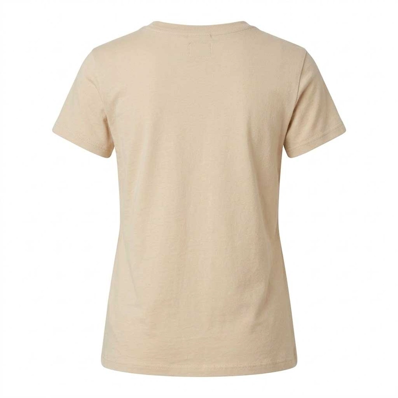 POLERA MUJER YOUR LOGO CONVERSE BEIGE - 2