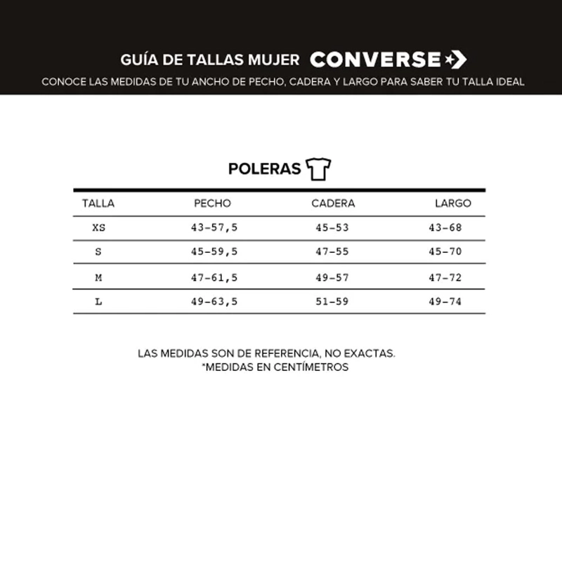 POLERA MUJER YOUR LOGO CONVERSE BEIGE - 3