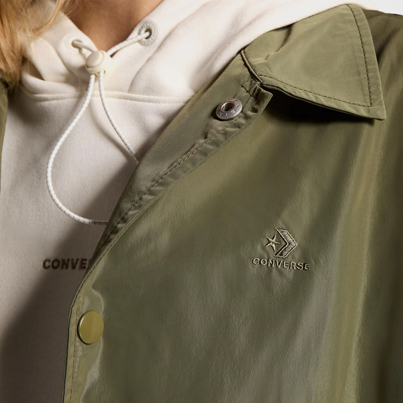 CHAQUETA WATERPROOF UNISEX COACHES CONVERSE TALLA M - 2