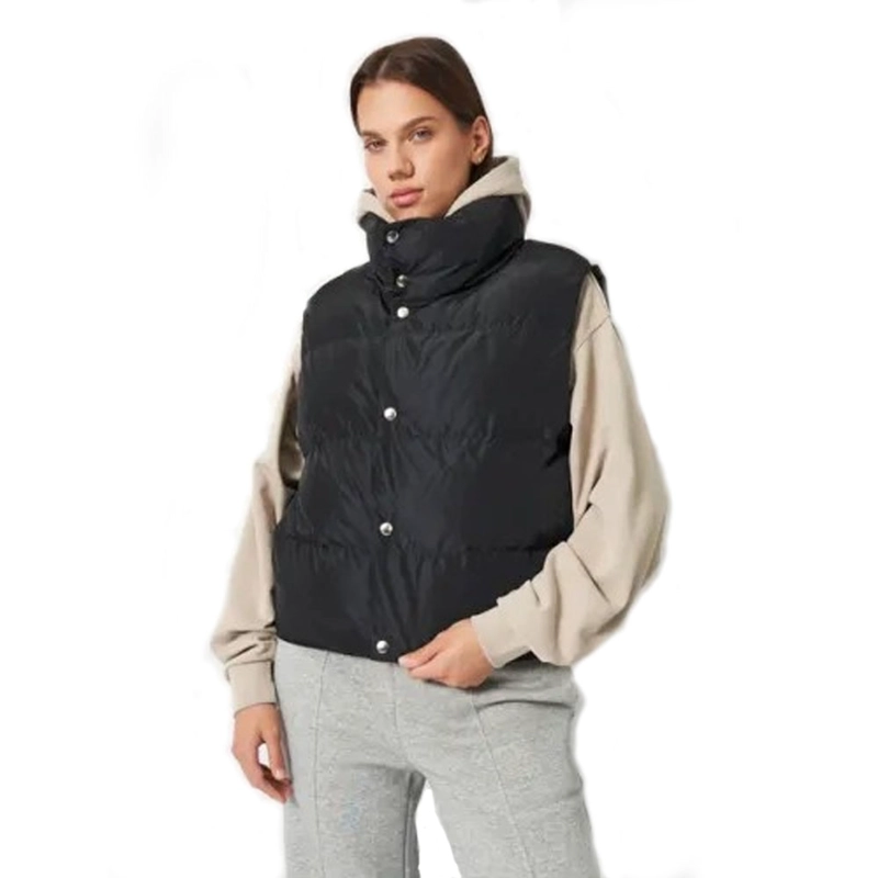 PARKA PUFFER MUJER CONVERSE NEGRO - 2