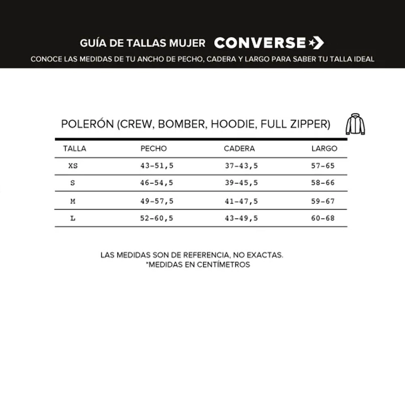 PARKA PUFFER MUJER CONVERSE NEGRO - 5