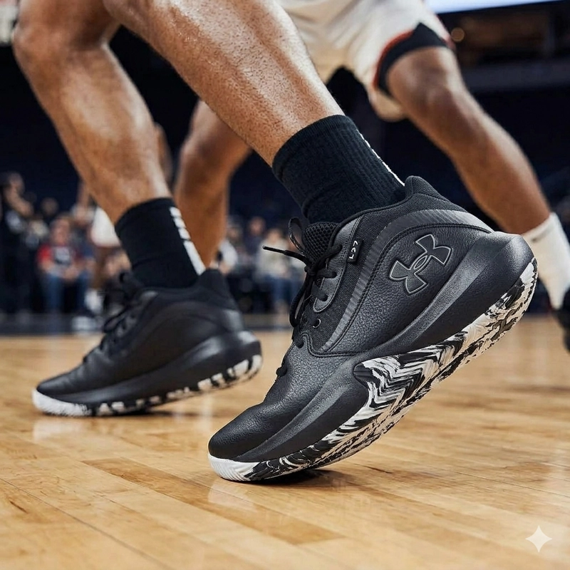 ZAPATILLA DE BASKETBALL UNISEX UA LOCKDOWN 7 NEGRO - 2