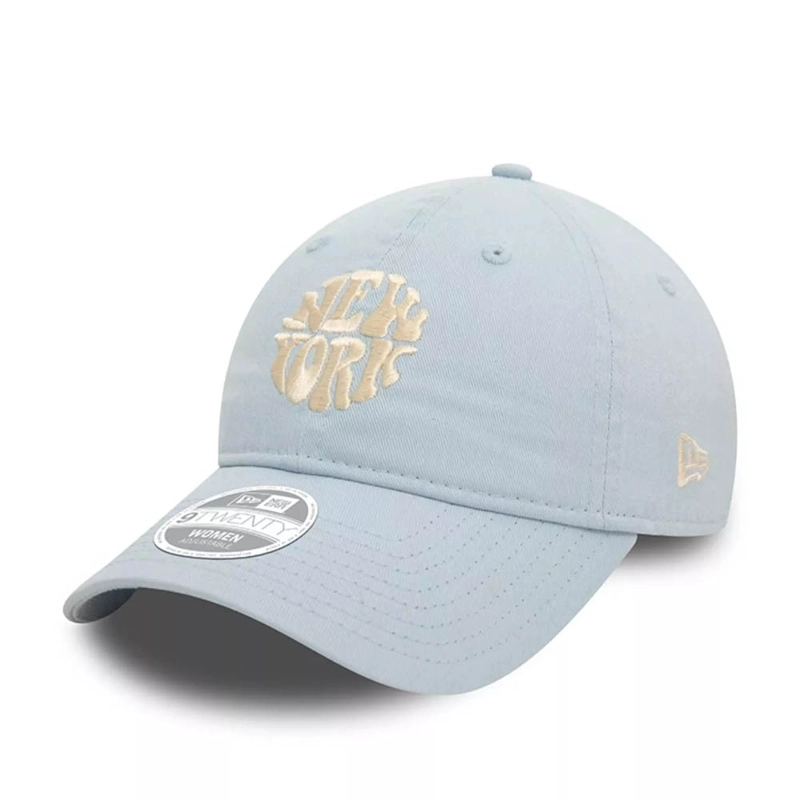 JOCKEY GORRA NEW ERA 9TWENTY WOMEN NEW YORK YANKEES WAVY CITY BLUE OSFM - 1