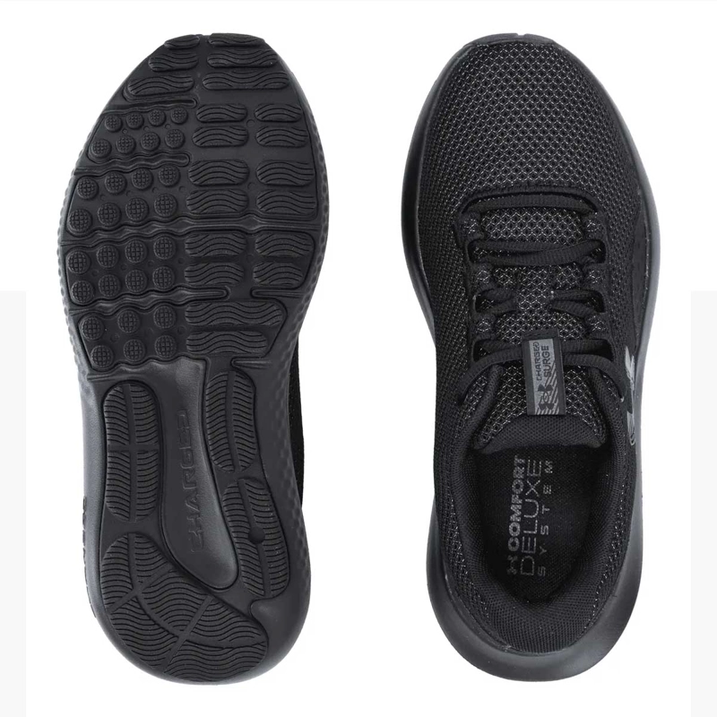 ZAPATILLA RUNNING MUJER UNDER ARMOUR SURGE 4 FULL NEGRO - 3