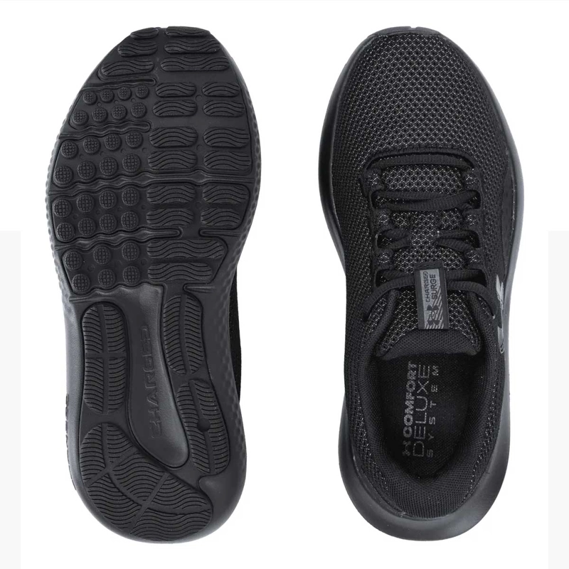 ZAPATILLA RUNNING MUJER UNDER ARMOUR SURGE 4 FULL NEGRO - 3