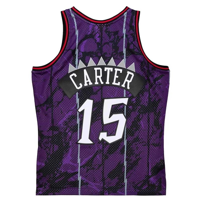 CAMISETA MITCHELL AND NESS TORONTO RAPTORS VINCE CARTER 15 MARBLE - 2