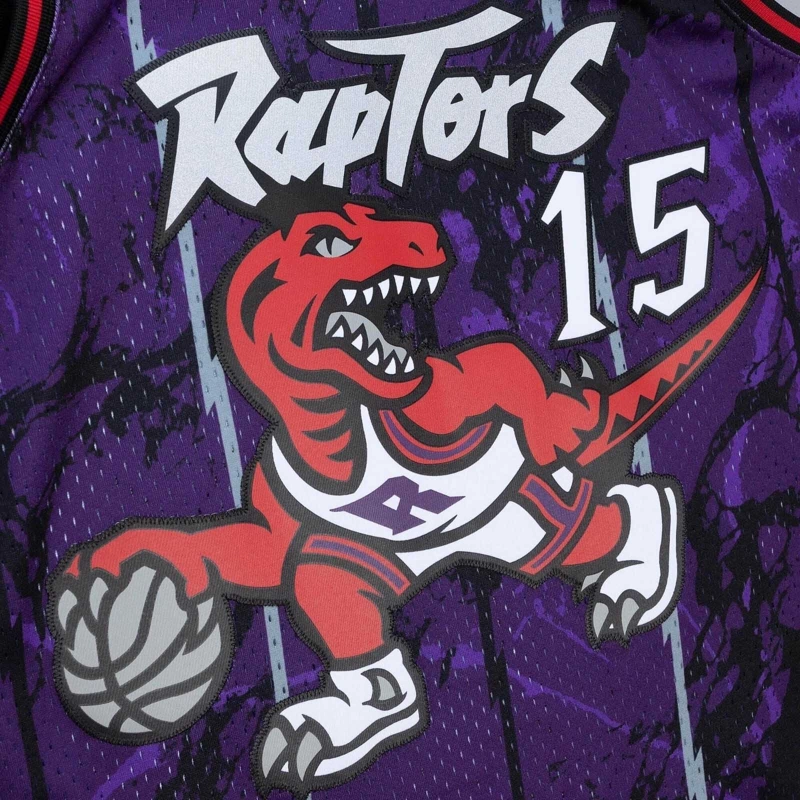 CAMISETA MITCHELL AND NESS TORONTO RAPTORS VINCE CARTER 15 MARBLE - 3