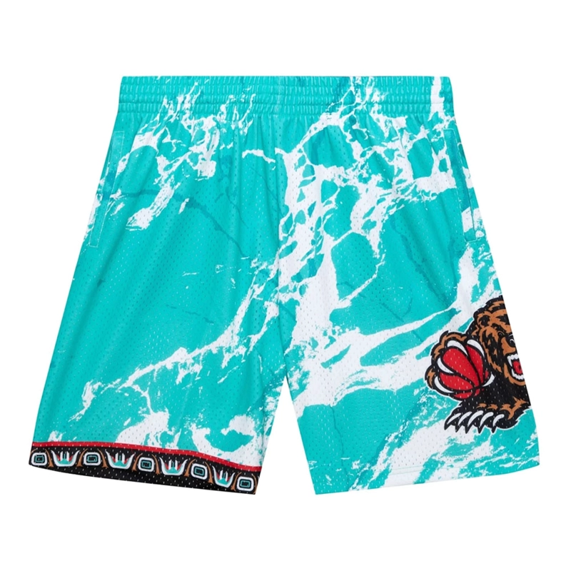 SHORT MITCHELL AND NESS NBA TEAM VANCOUVER GRIZZLIES 1996 - 1
