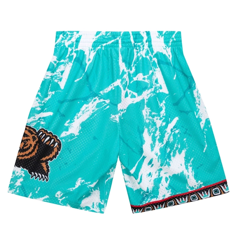 SHORT MITCHELL AND NESS NBA TEAM VANCOUVER GRIZZLIES 1996 - 2