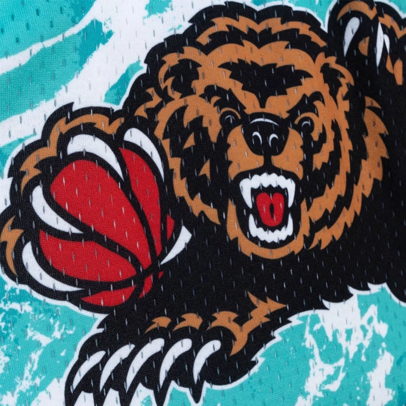SHORT MITCHELL AND NESS NBA TEAM VANCOUVER GRIZZLIES 1996 - 3