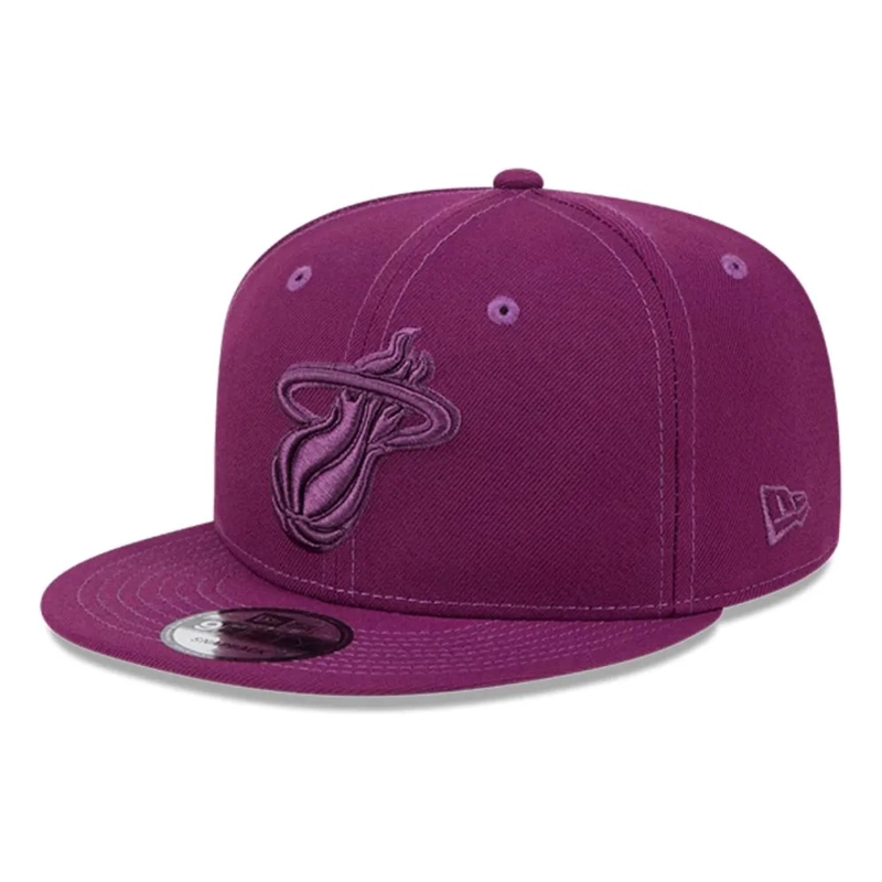 JOCKEY GORRA NEW ERA 9FIFTY MIAMI HEAT COLOR PACK DARK PURPLE - 2