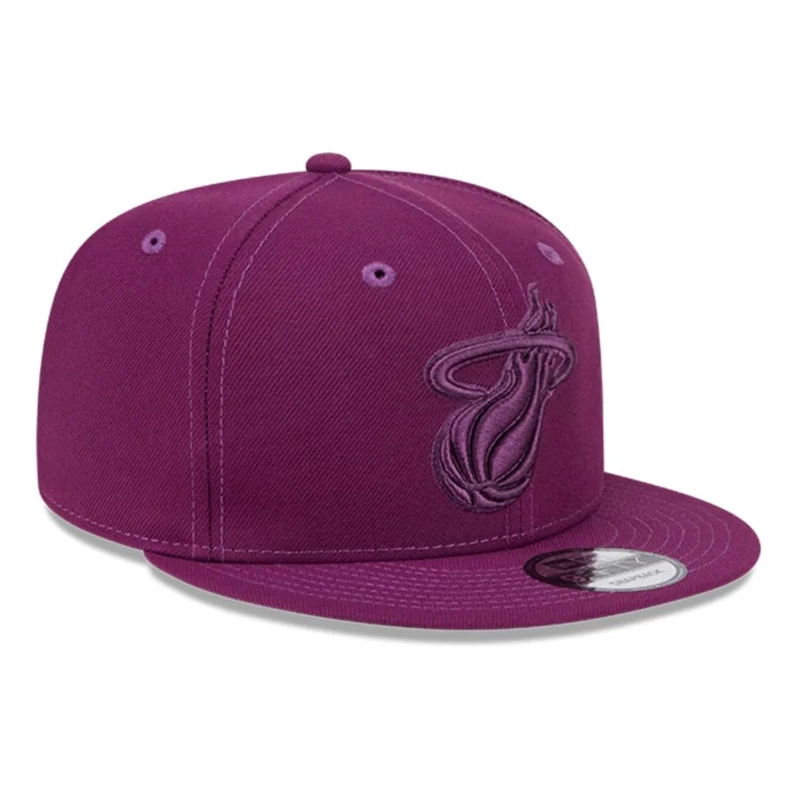 JOCKEY GORRA NEW ERA 9FIFTY MIAMI HEAT COLOR PACK DARK PURPLE - 3