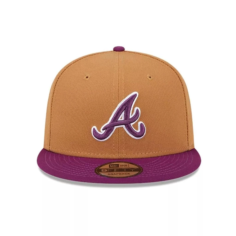 JOCKEY GORRA NEW ERA 9FIFTY 2-TONE MLB ATLANTA BRAVES LIGHT BLUE/PURPLE