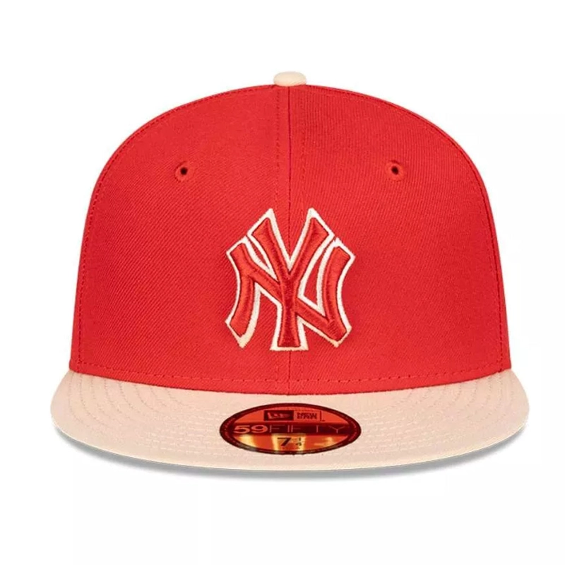 JOCKEY GORRA NEW ERA 59FIFTY YANKEES MLB SOUL XMAS ROJO - 1