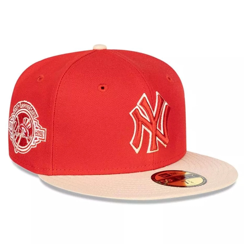 JOCKEY GORRA NEW ERA 59FIFTY YANKEES MLB SOUL XMAS ROJO - 3