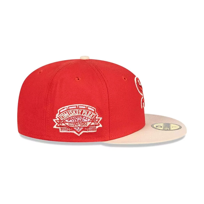 GORRA 59FIFTY CHICAGO WHITE SOX MLB SOUL XMAS RED NEW ERA - 2